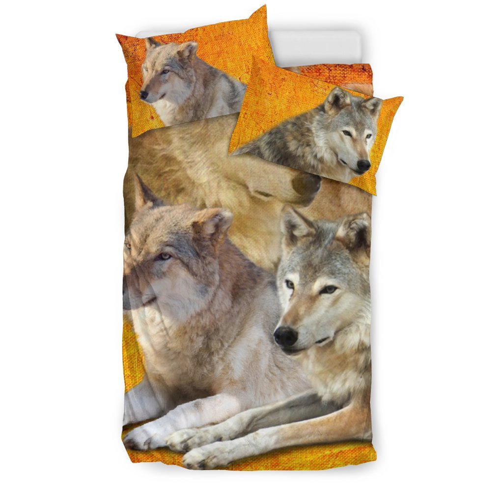 Wolf Love 3D Customized Duvet Cover Bedding Sets