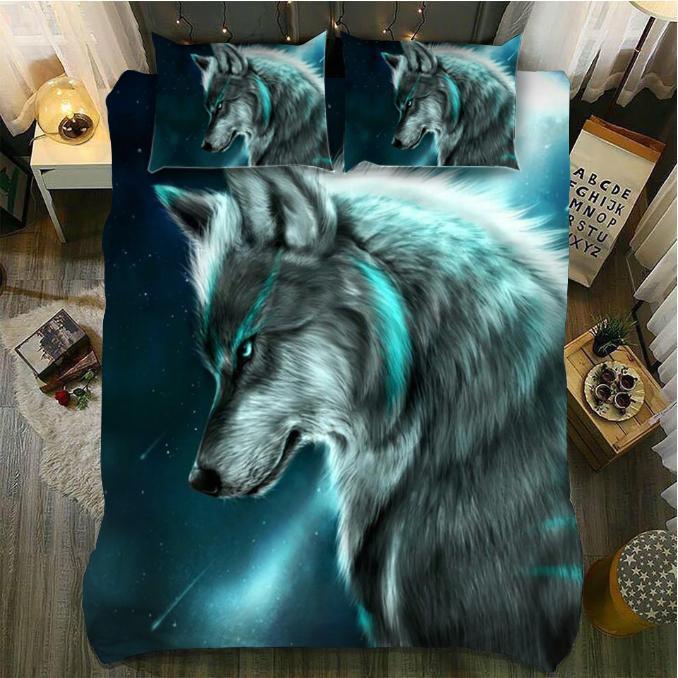 Wolf Warrior3D Customized Duvet Cover Bedding Sets