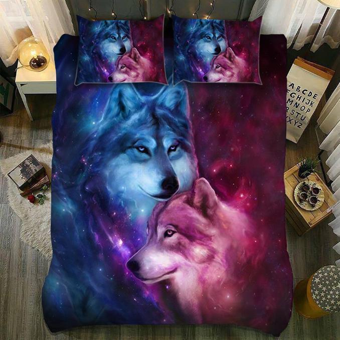 Wolves Lovers3D Customized Duvet Cover Bedding Sets