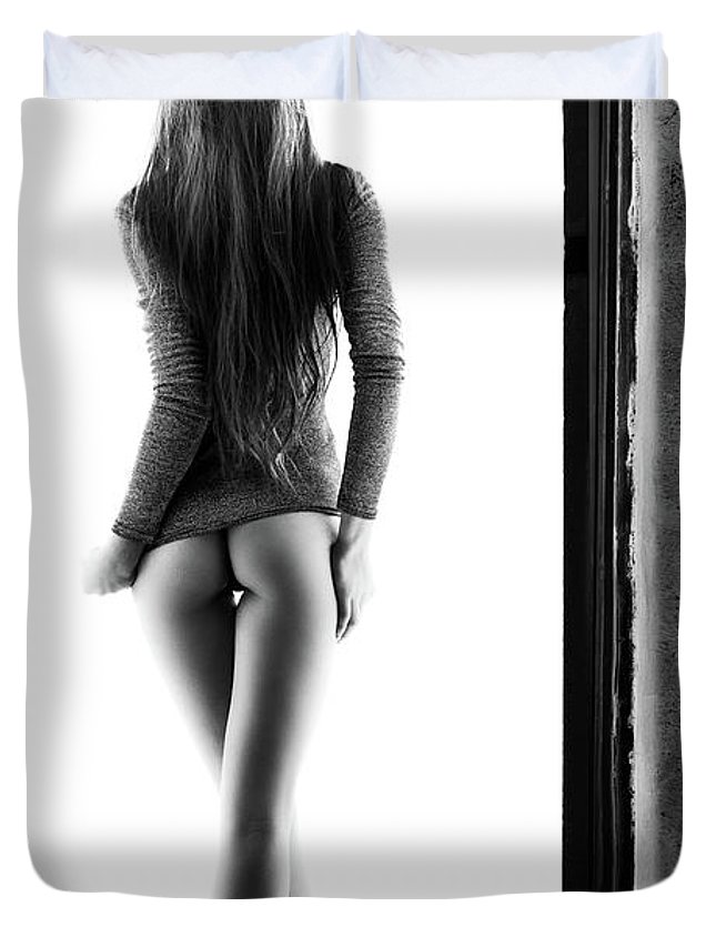 Woman Standing In Doorway 3D Customized Duvet Cover Bedding Sets