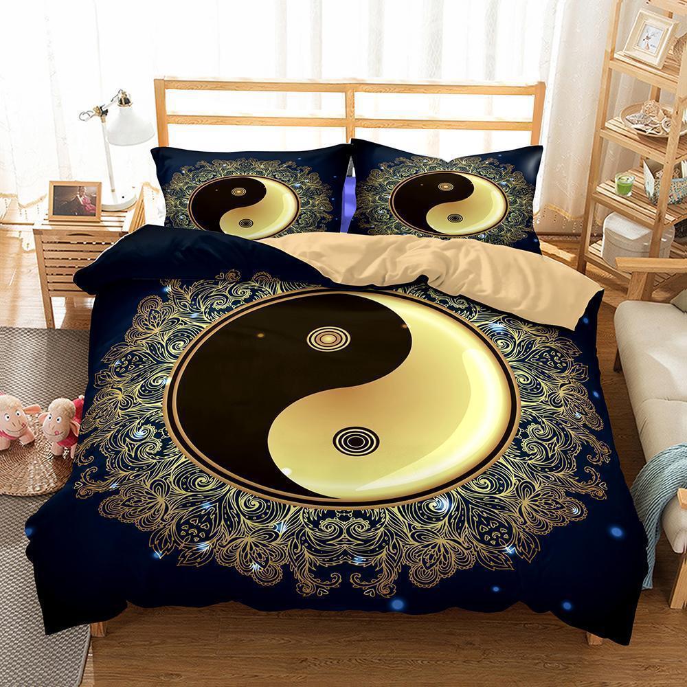 Yin and Yang Taiji Theme Printing Quilt Bedroom Home Decoration A Variety ofizes uitss3D Customized Duvet Cover Bedding Sets