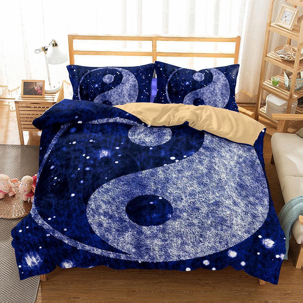 Yin Yang Tai Chi Theme Print Bedroom Homeupplies Allizes Quilt Coverss3D Customized Duvet Cover Bedding Sets