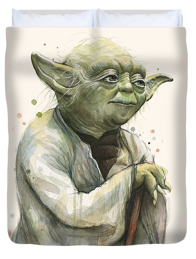 Yoda Portrait 3D Customized Duvet Cover Bedding Sets