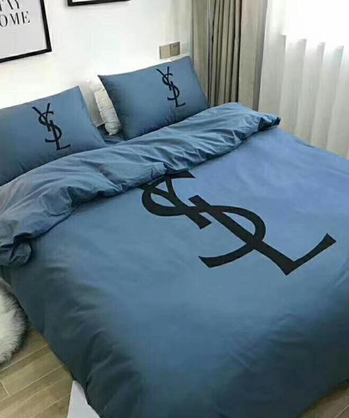 Ysl (2 Color) Custom 3D Customized Duvet Cover Bedding Sets