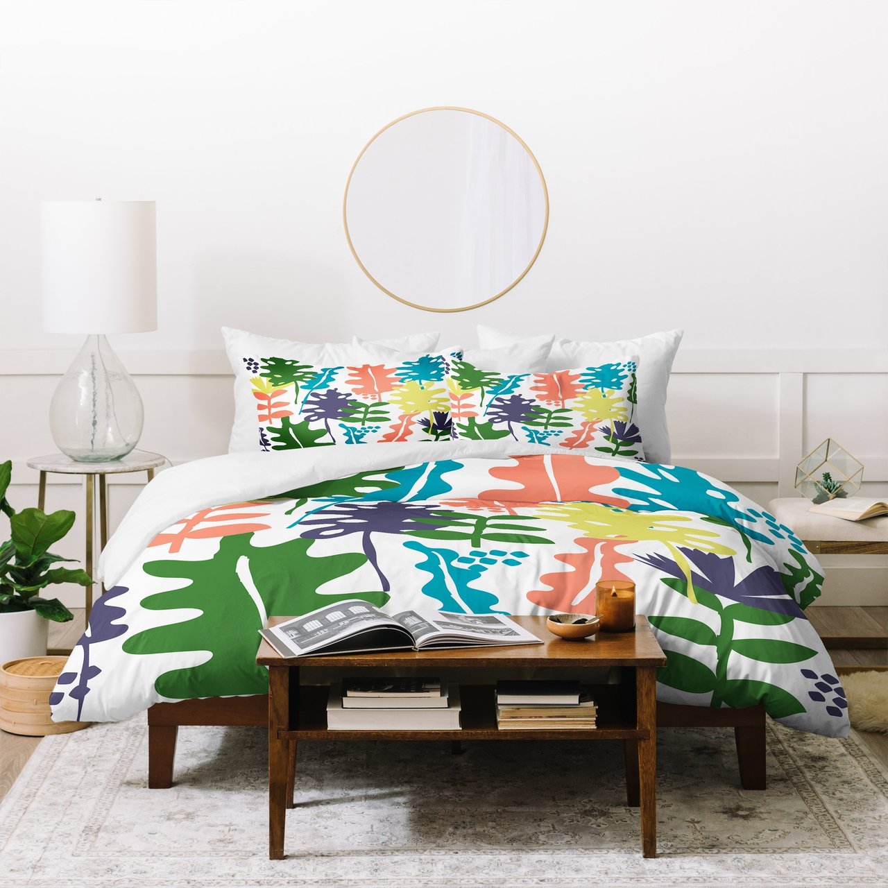 Zoe Wodarz Cut Paper Spring Botanicals Duvet Cover Bedding Sets