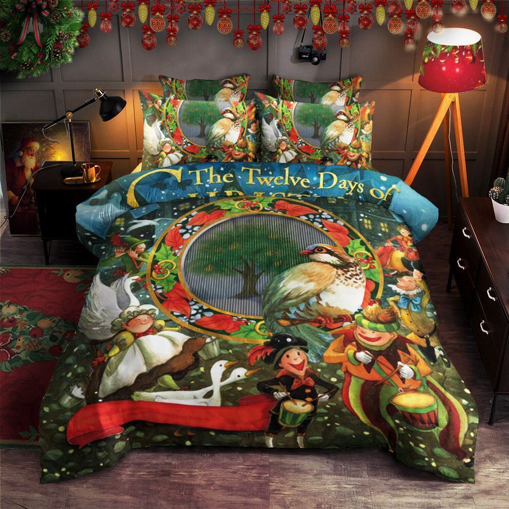 12 Days Of Christmas Bedding Set