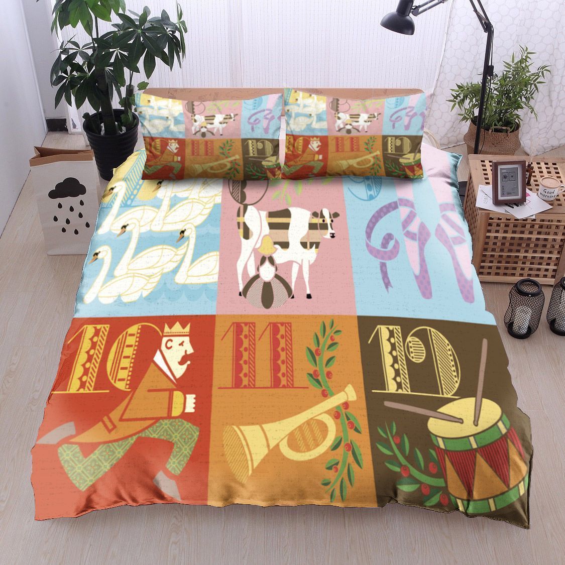 12 Days Of Christmas Bedding Set