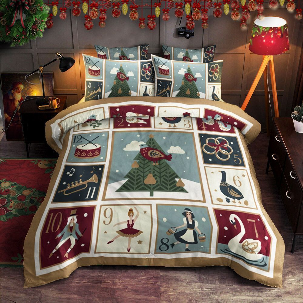 12 Days Of Christmas Bedding Set