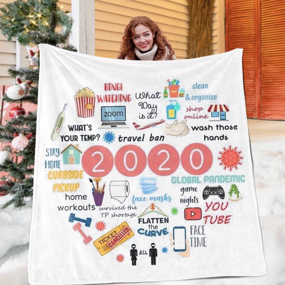 2020 Memorial Christmas Design Fleece Blanket