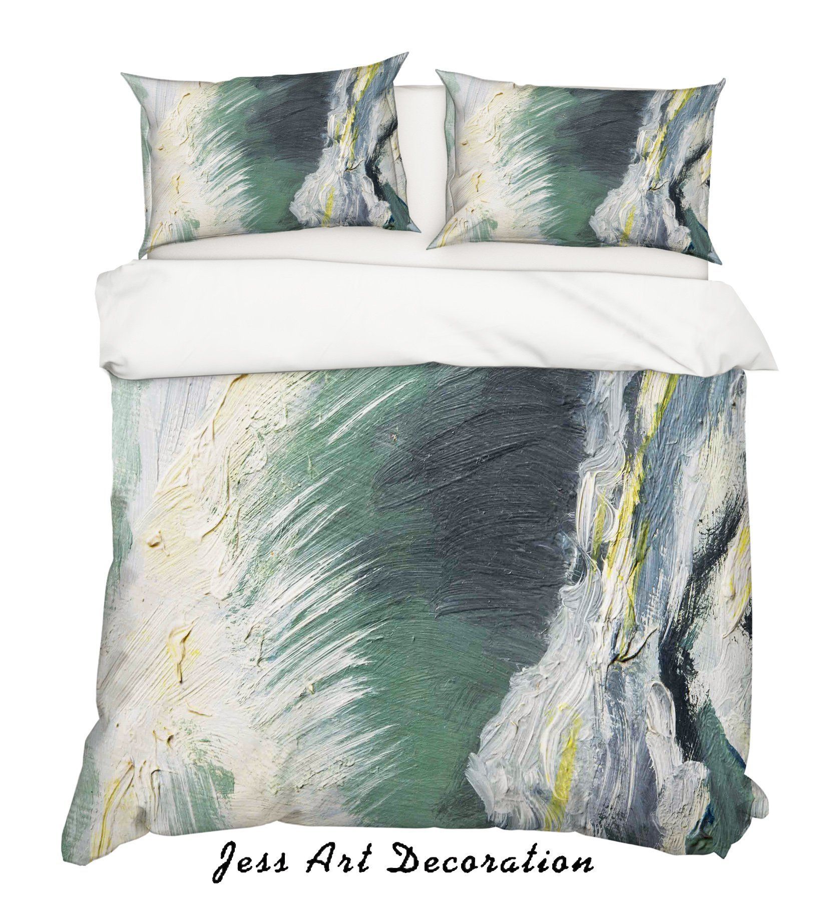 3D Abstract Oil Painting Bedding Set