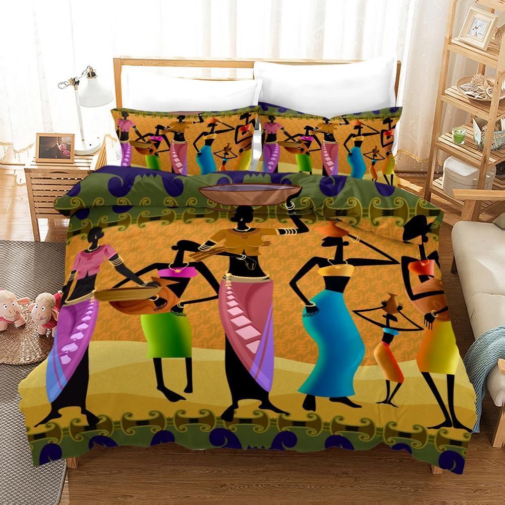 3d African Women Bedding Set