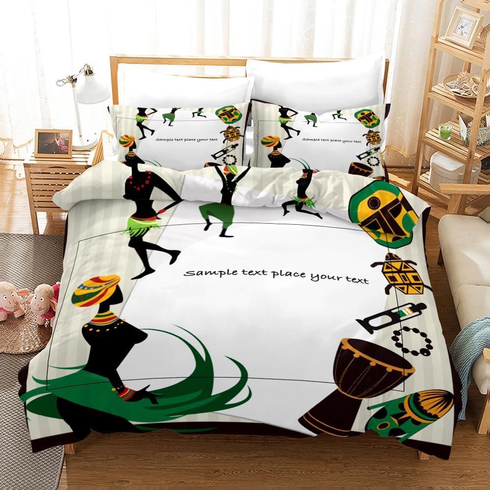 3d African Women Dancing Bedding Set