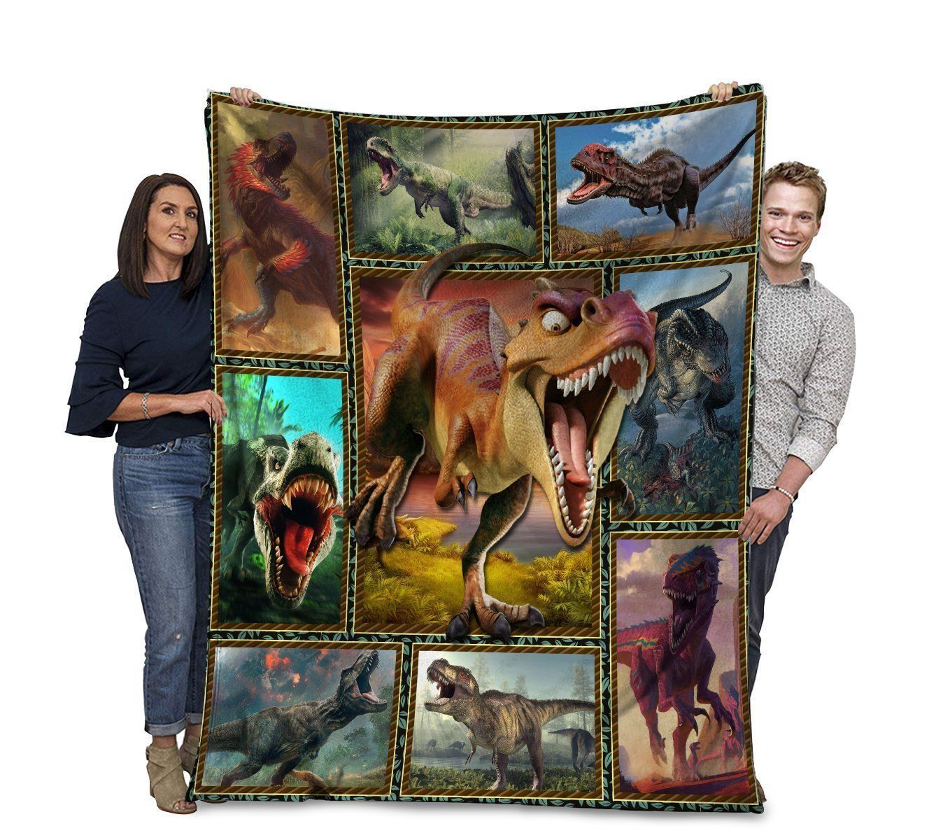 3d Amazing Dinosaurs Ultra Fleece Blanket