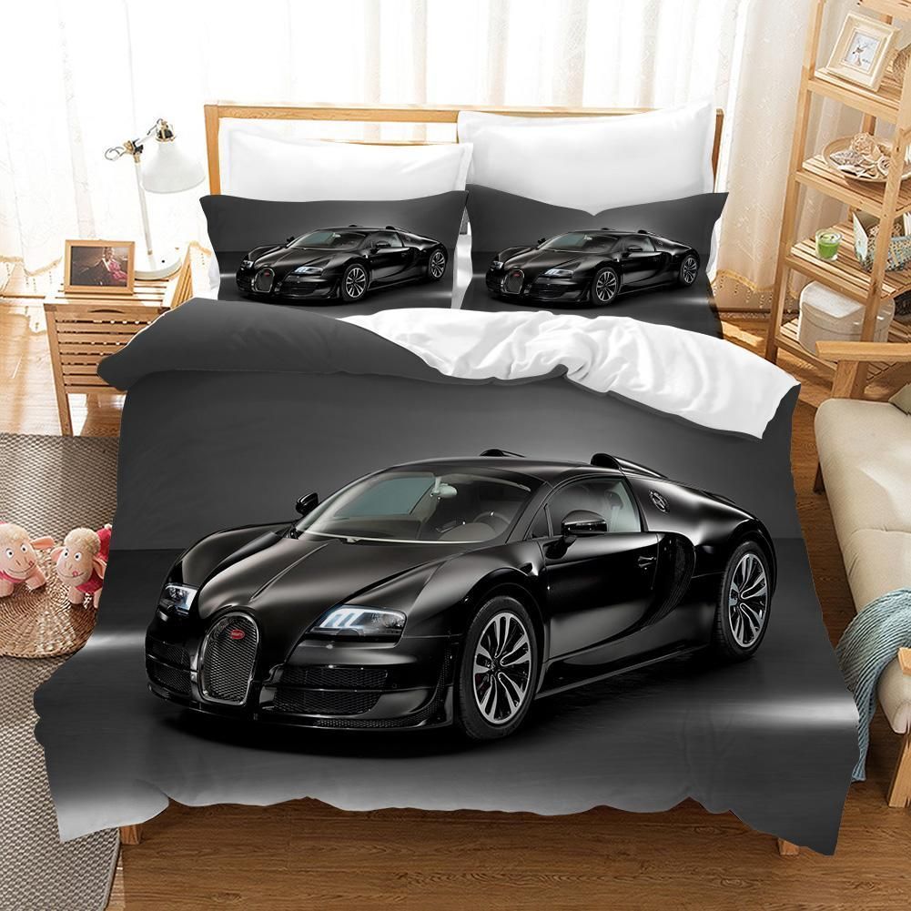 3d Amazing Super Car Bedding Set