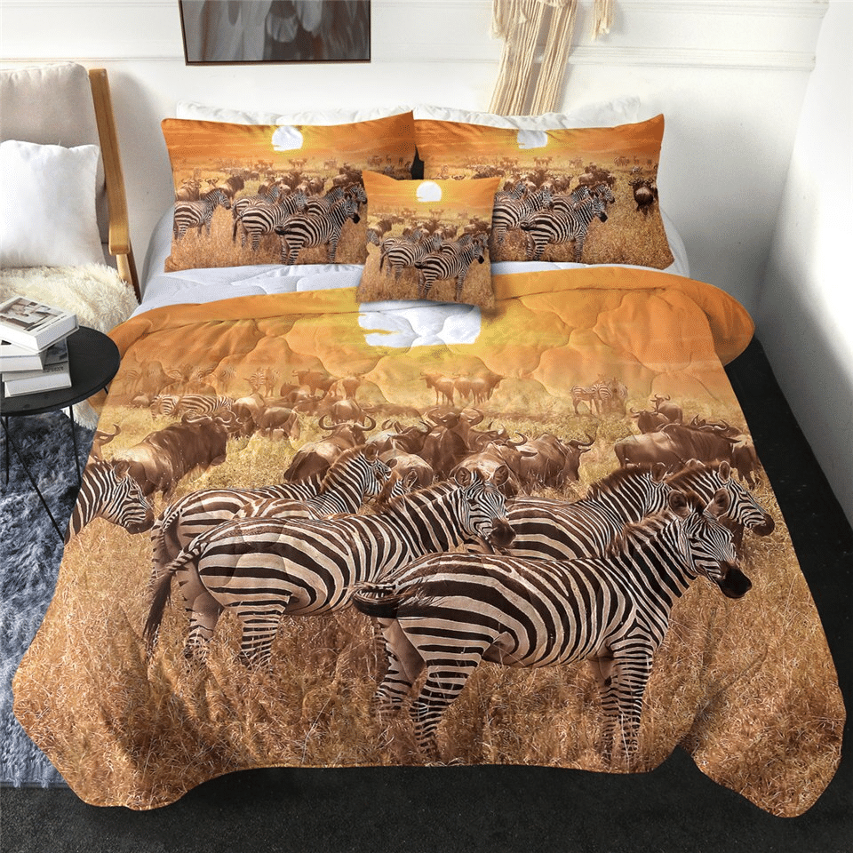 3d Animal Herds Bedding Set
