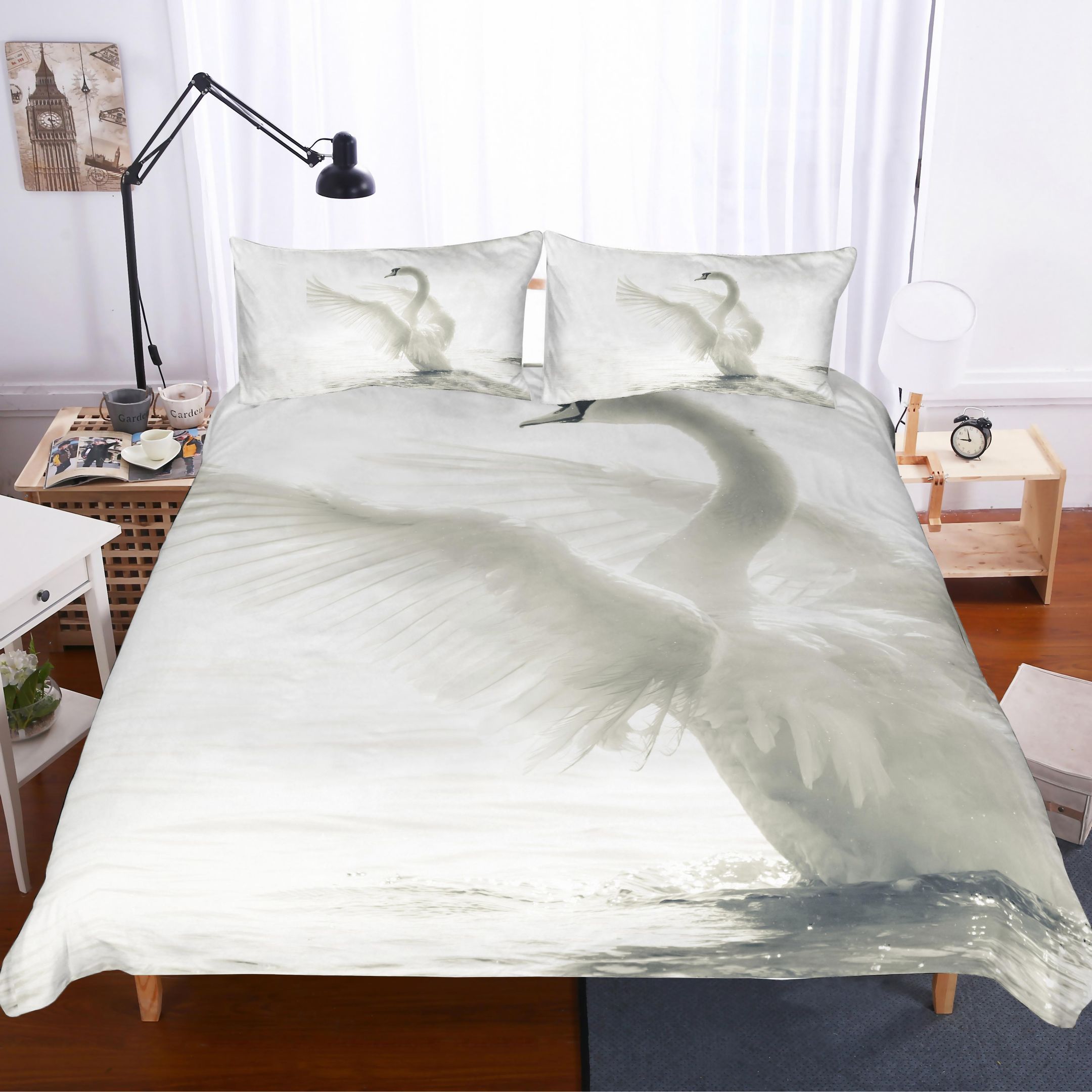 3d Animals Cygnus Bedding Set