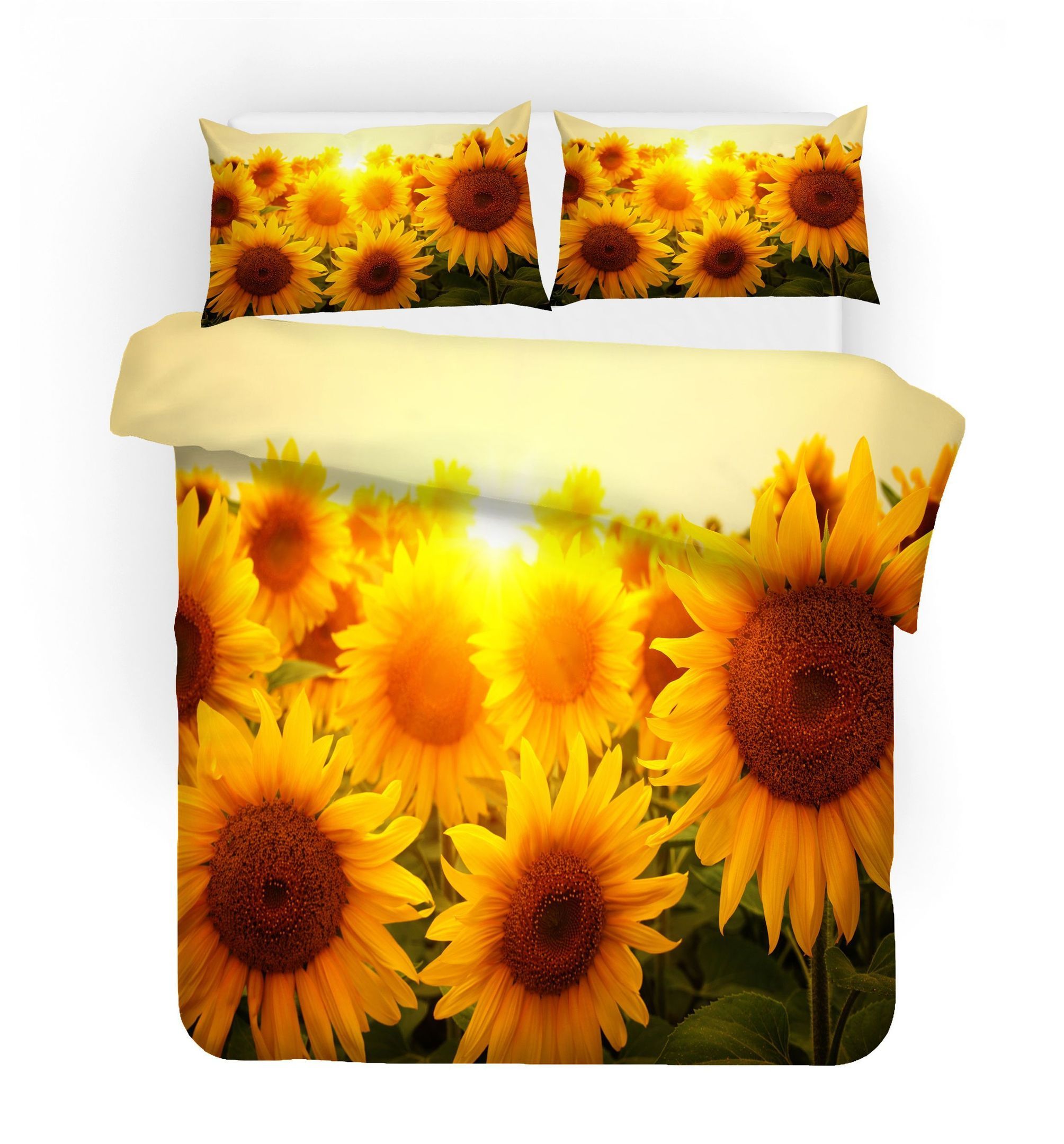 3d Awesome Sunflower Field Bedding Set