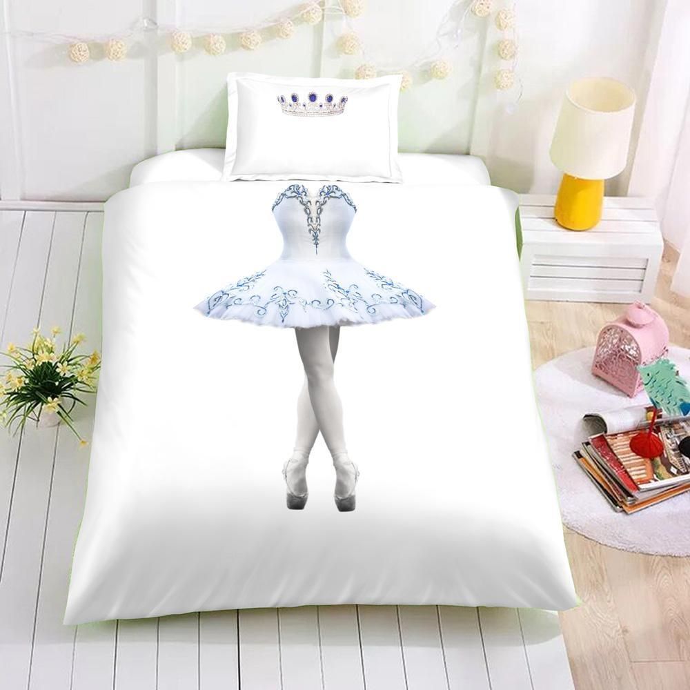 3d Ballet Dancer Bedding Set