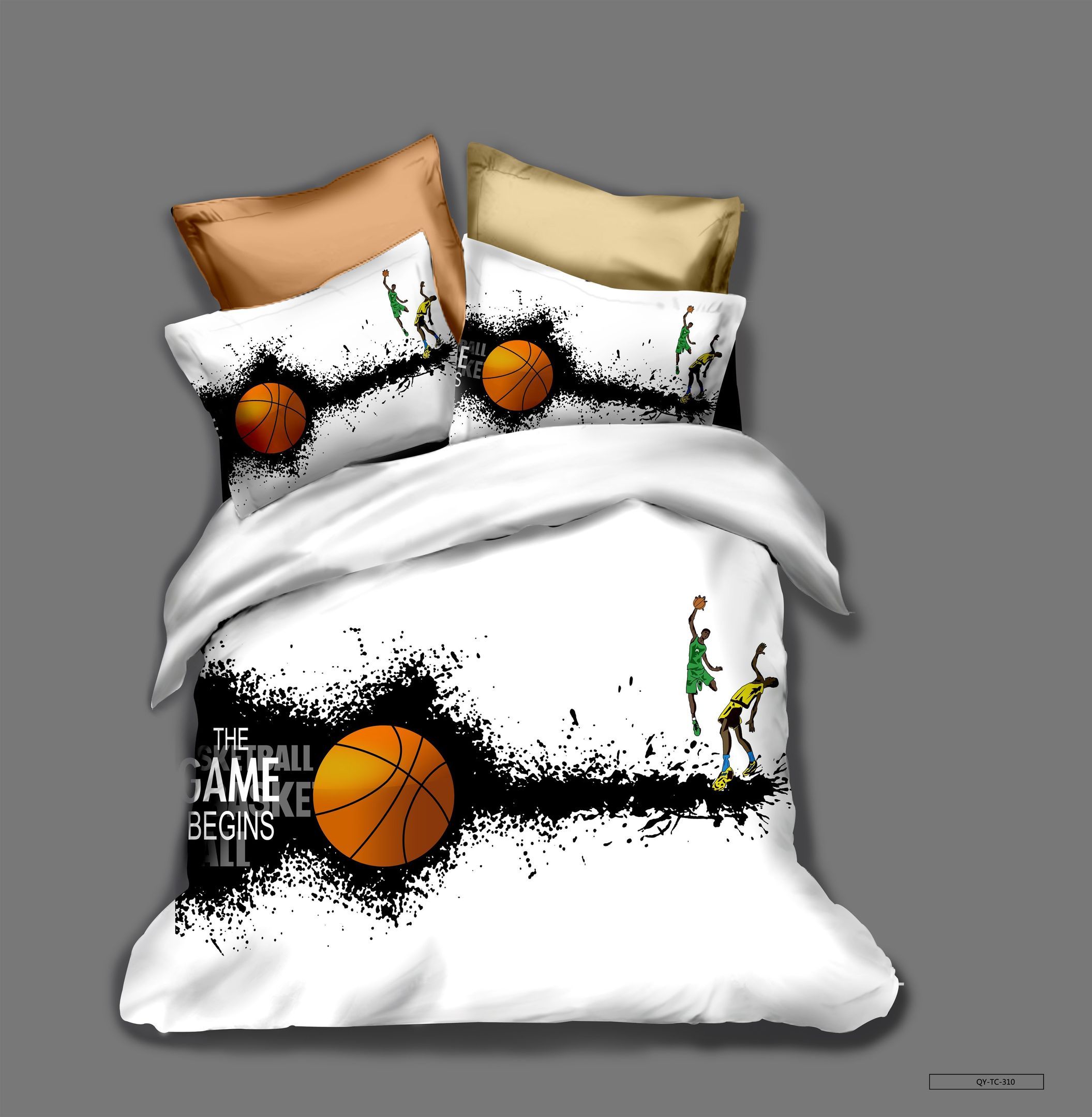 3d Basketball Players Bedding Set