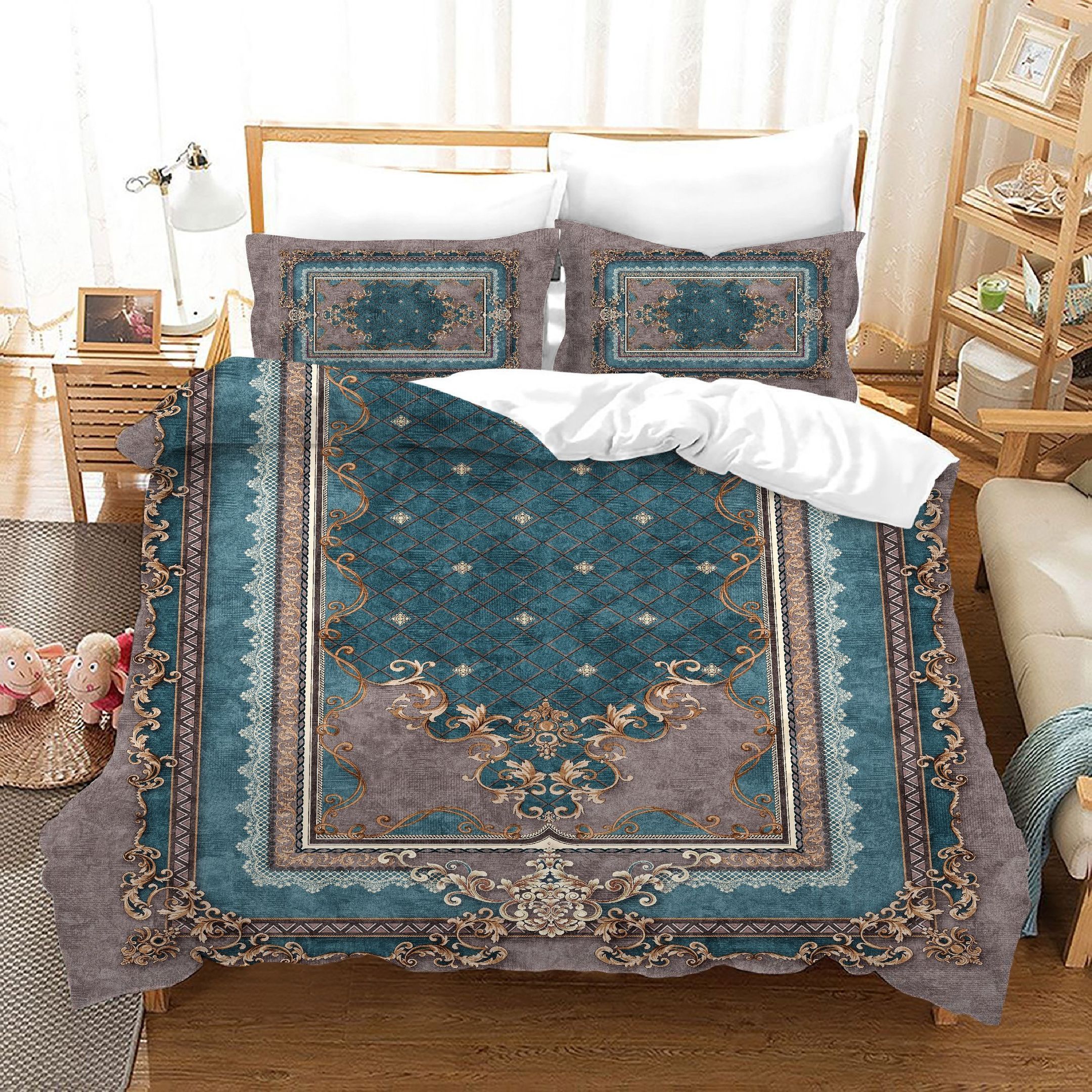 3d Bohemia Floral Paisley Pattern Bedding Set
