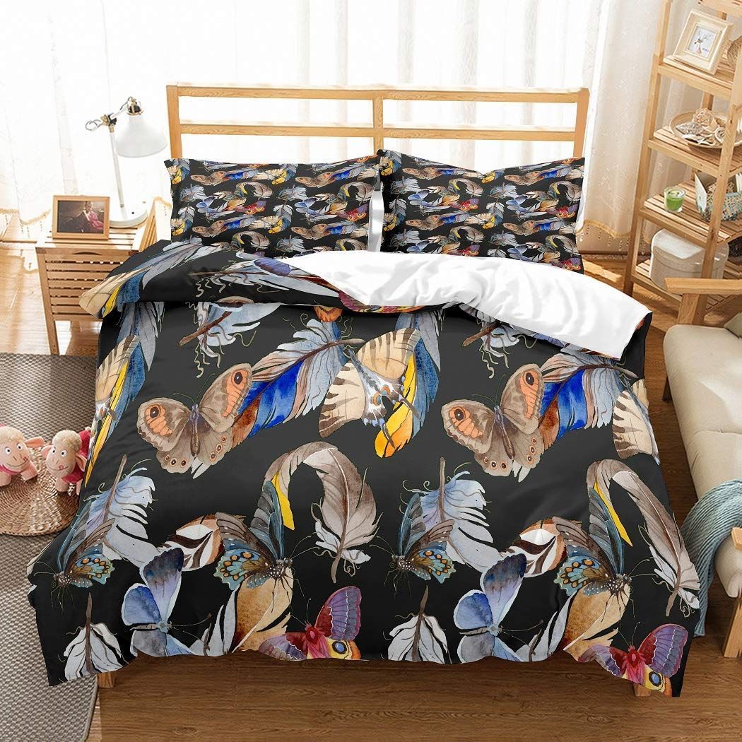 3d Butterfly Bedding Set
