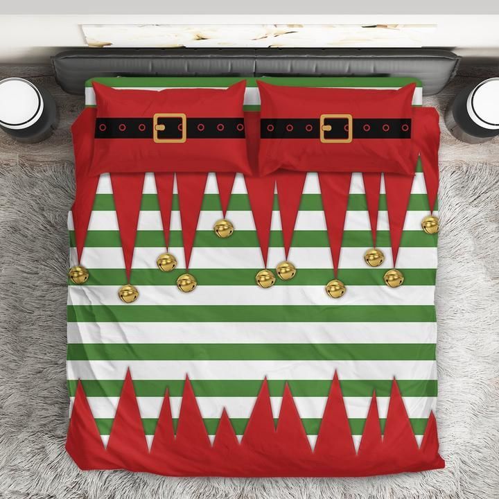 3D Christmas Elf Bedding Set