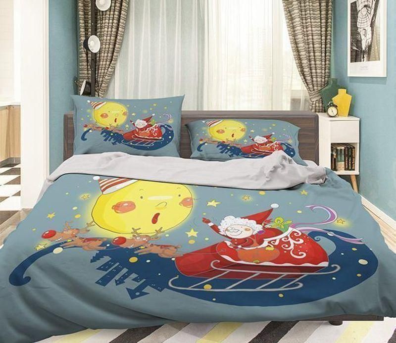 3D Christmas Party Gift Printed Bedding Set