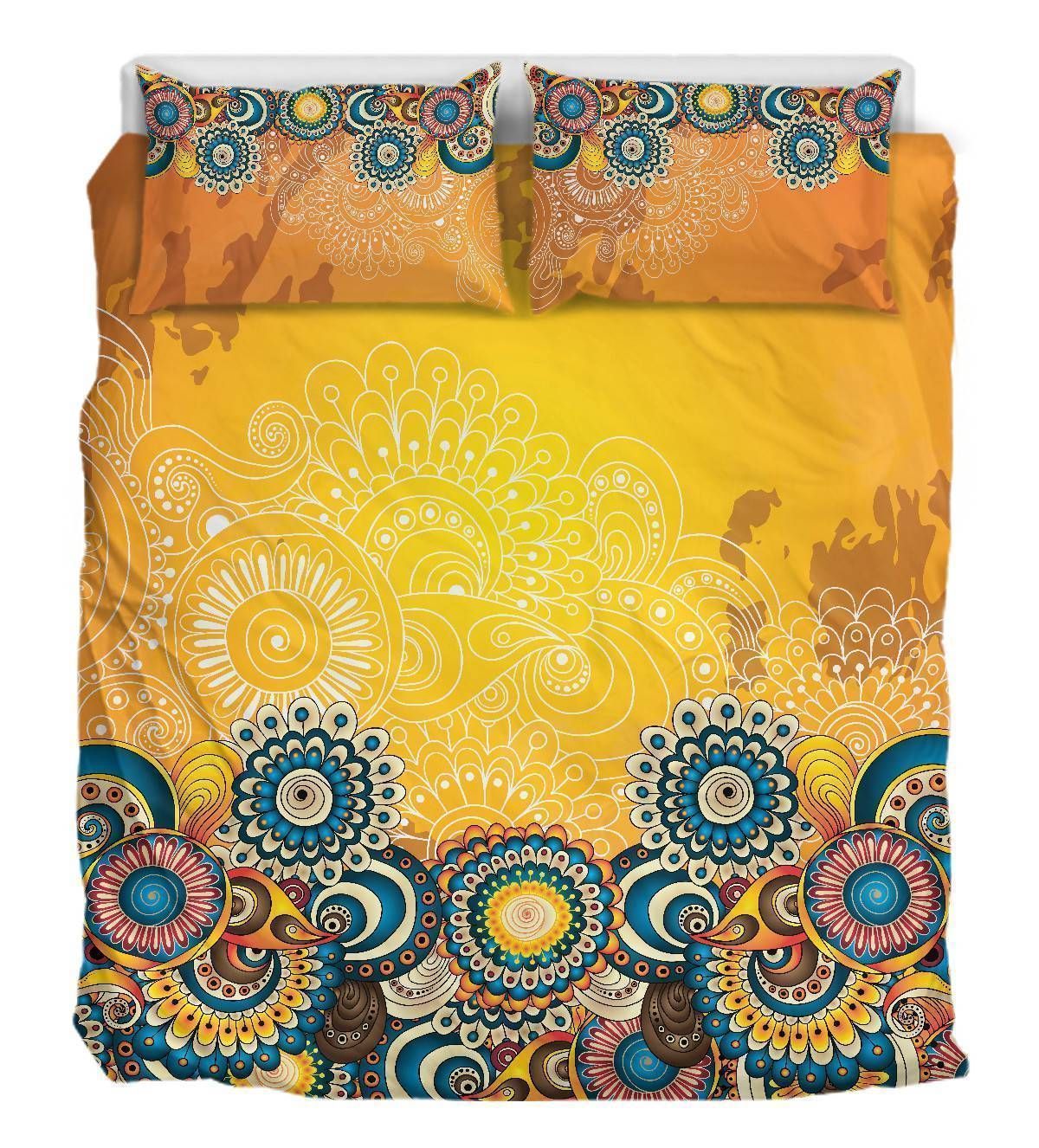 3D Custom Coloful Mandala Bedding Set