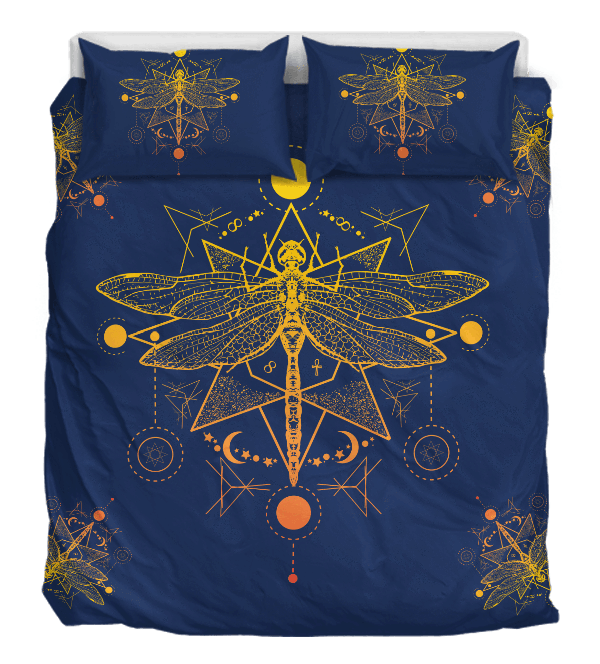 3D Custom Dragonfly Bedding Set