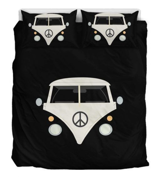 3D Custom Hippie Van Bedding Set
