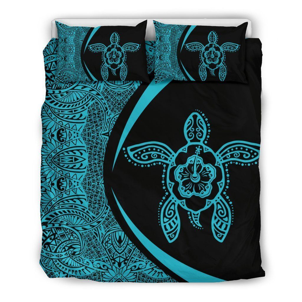 3D Custom Turtle Polynesian Bedding Set
