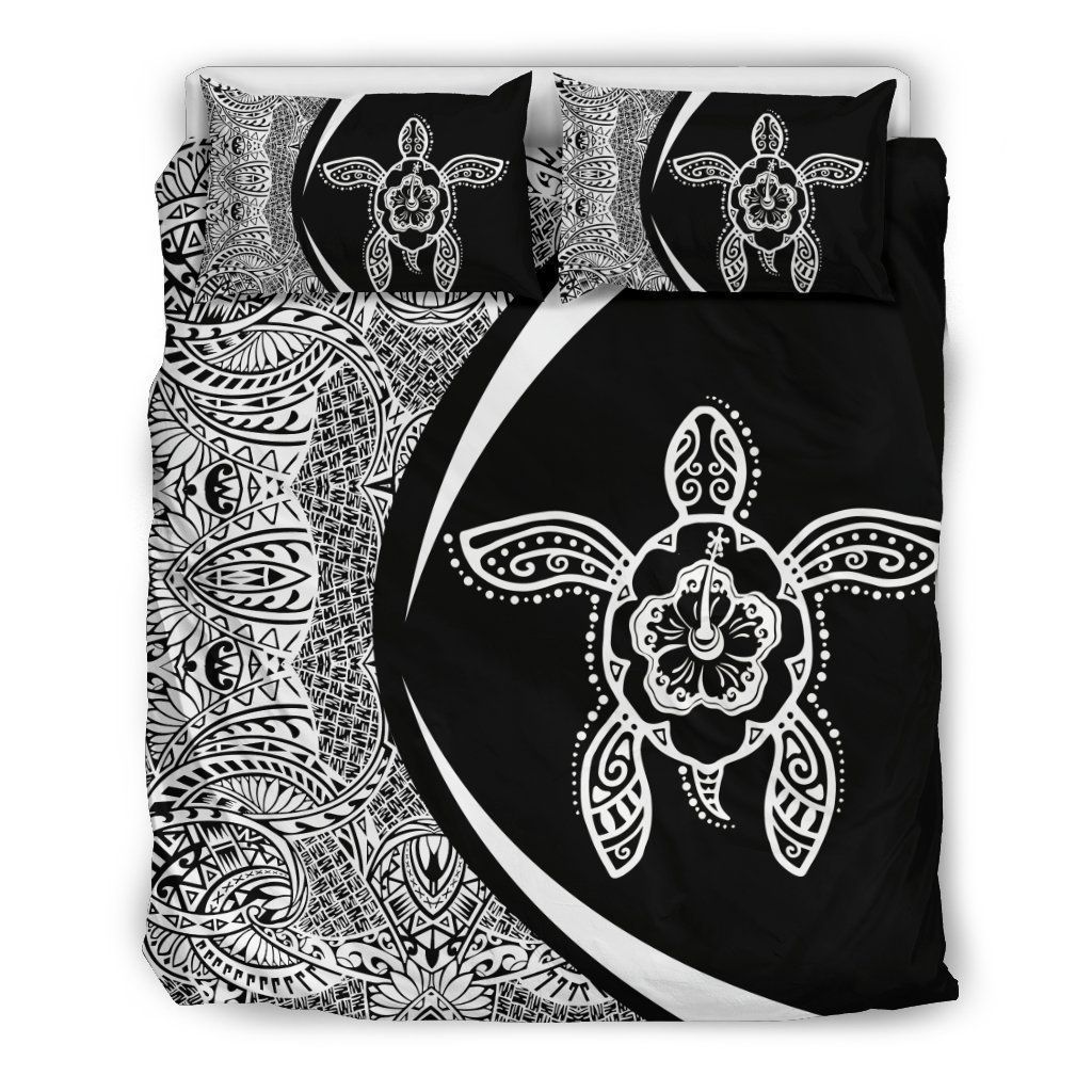 3D Custom Turtle Polynesian Bedding Set