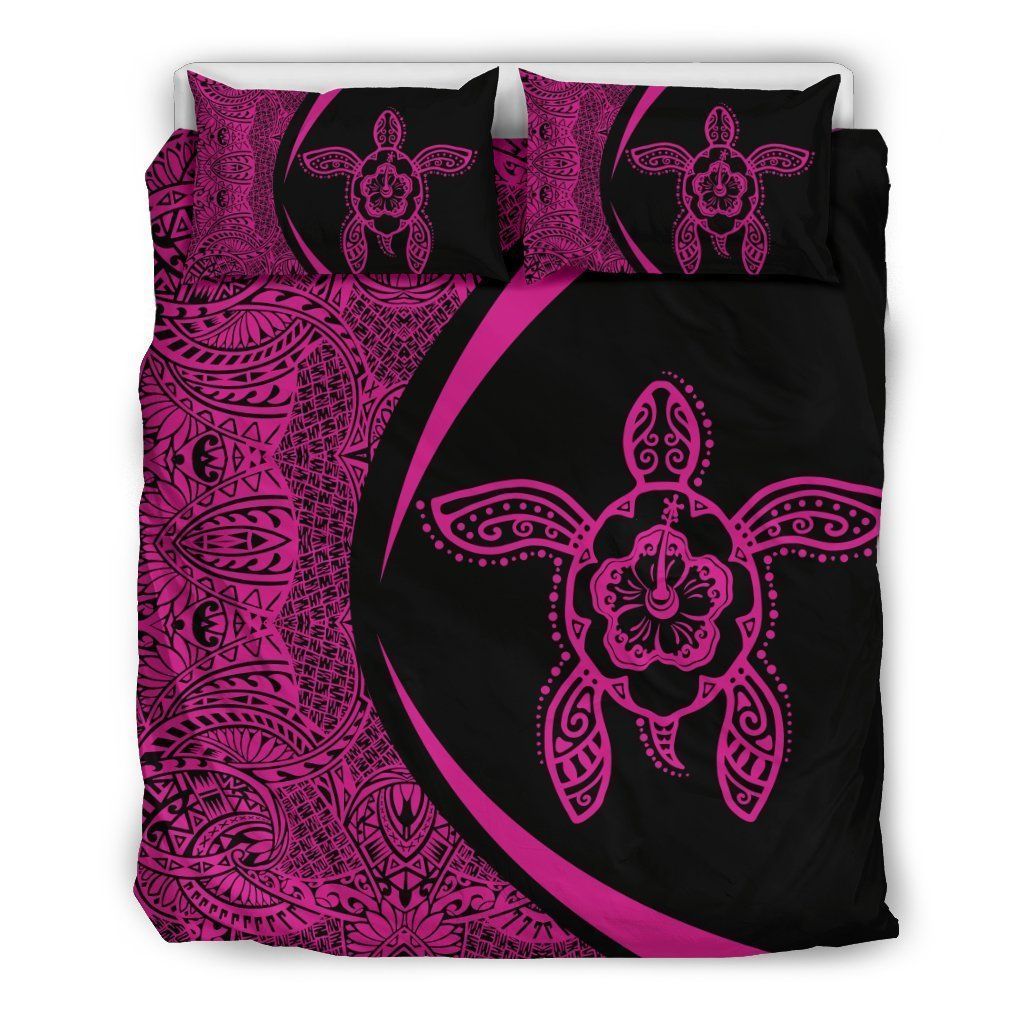3D Custom Turtle Polynesian Bedding Set
