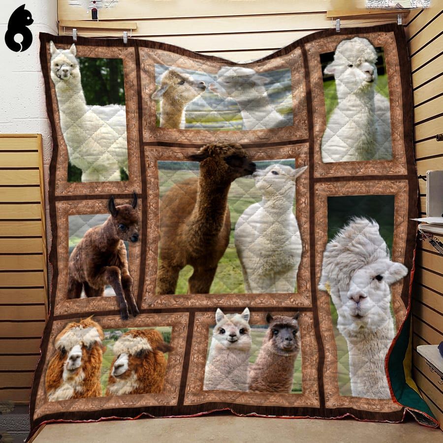 3D Cute Alpaca Quilt Blanket Dhc191235Vt