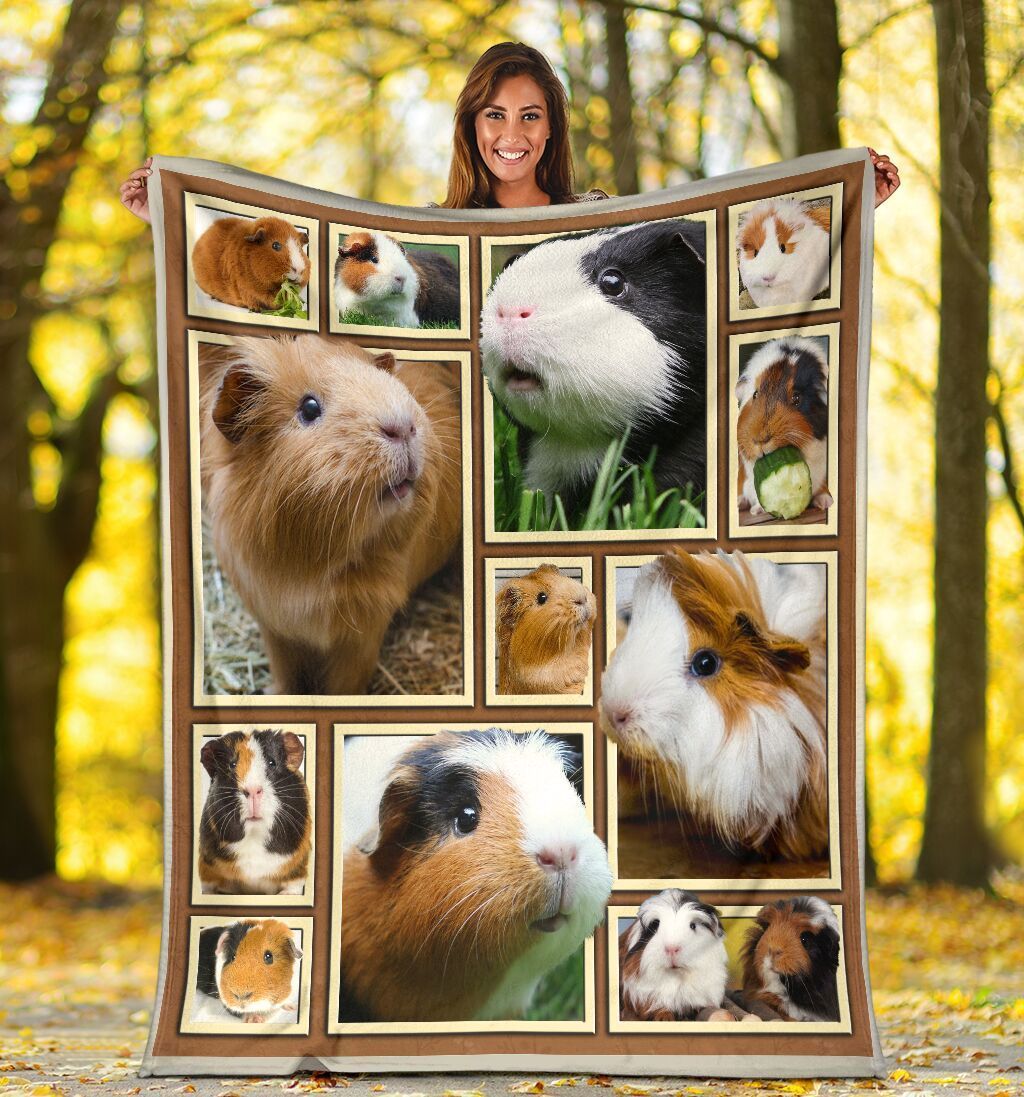 3d Cute Guinea Pig Owner Gift Cavy Lover Fleece Blanket
