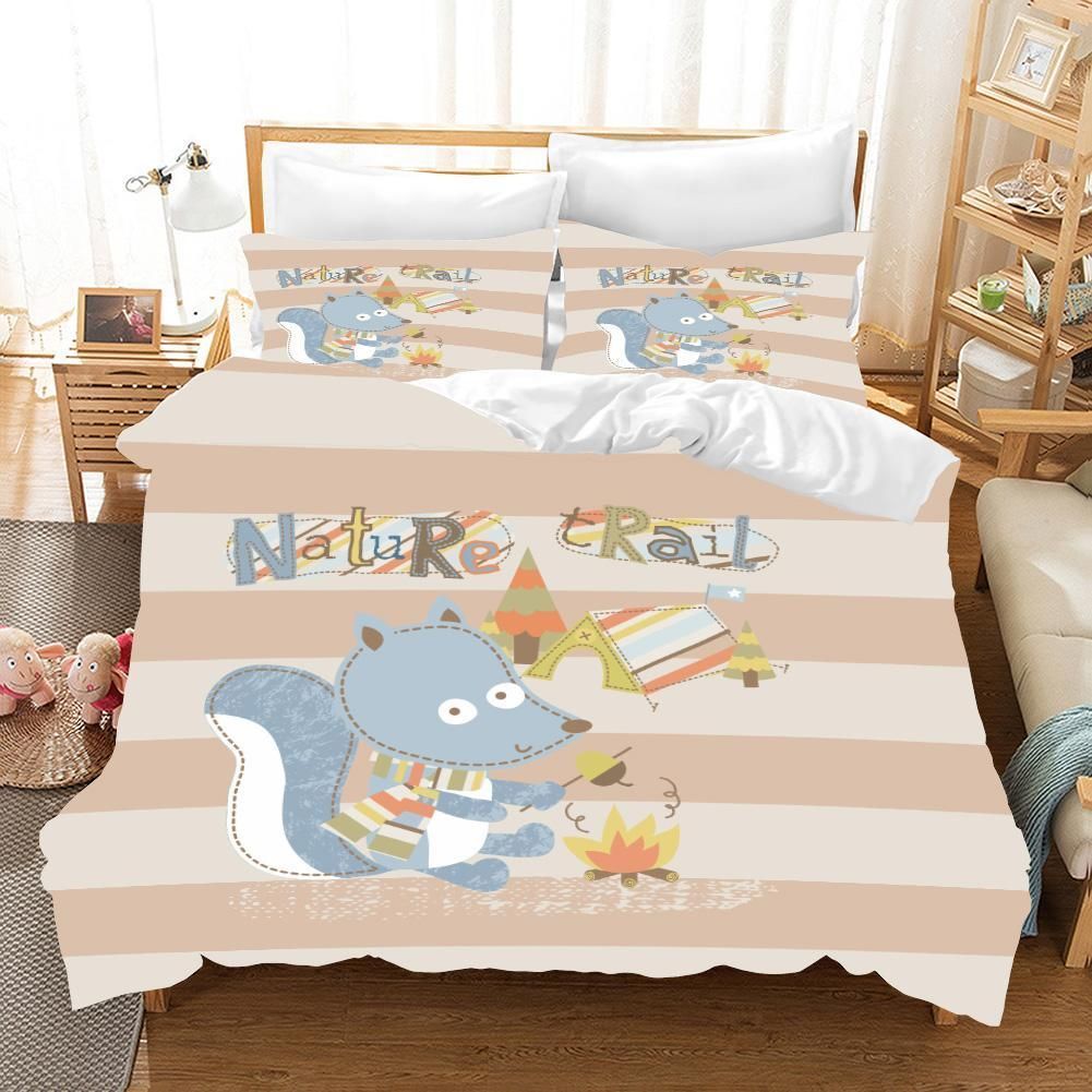 3d Cutie Squirrel Bedding Set
