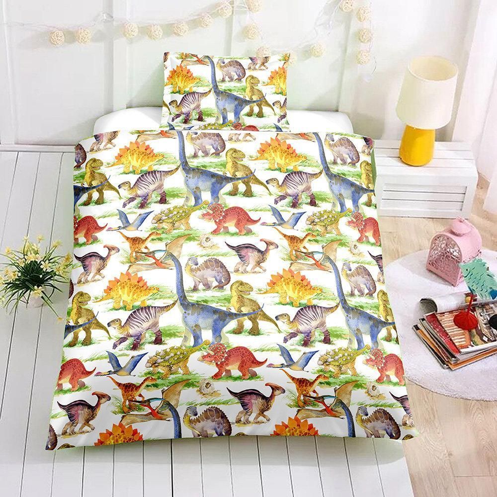3d Dinosaur Kids Pattern Bedding Set