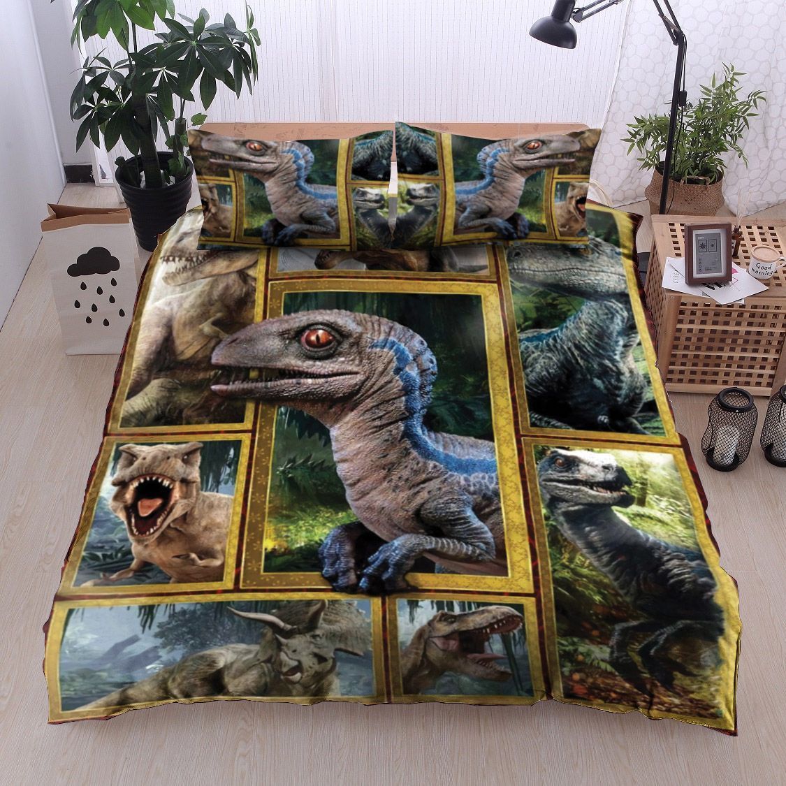 3d Dinosaur Bedding Set