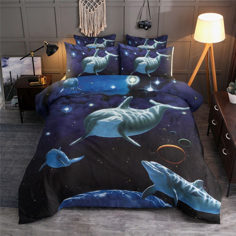 3d Dolphin Bedding Set