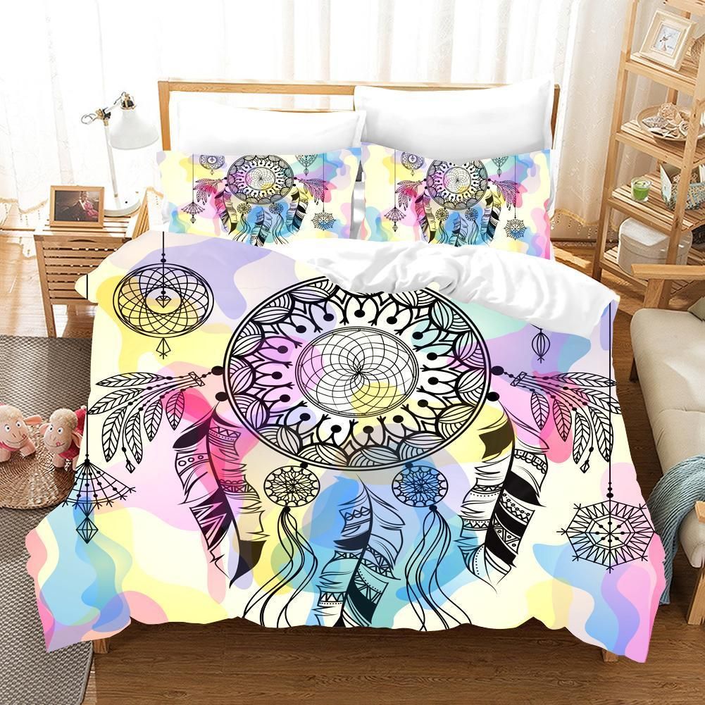 3d Dream Catcher Paisley Pattern Colorful Bedding Set