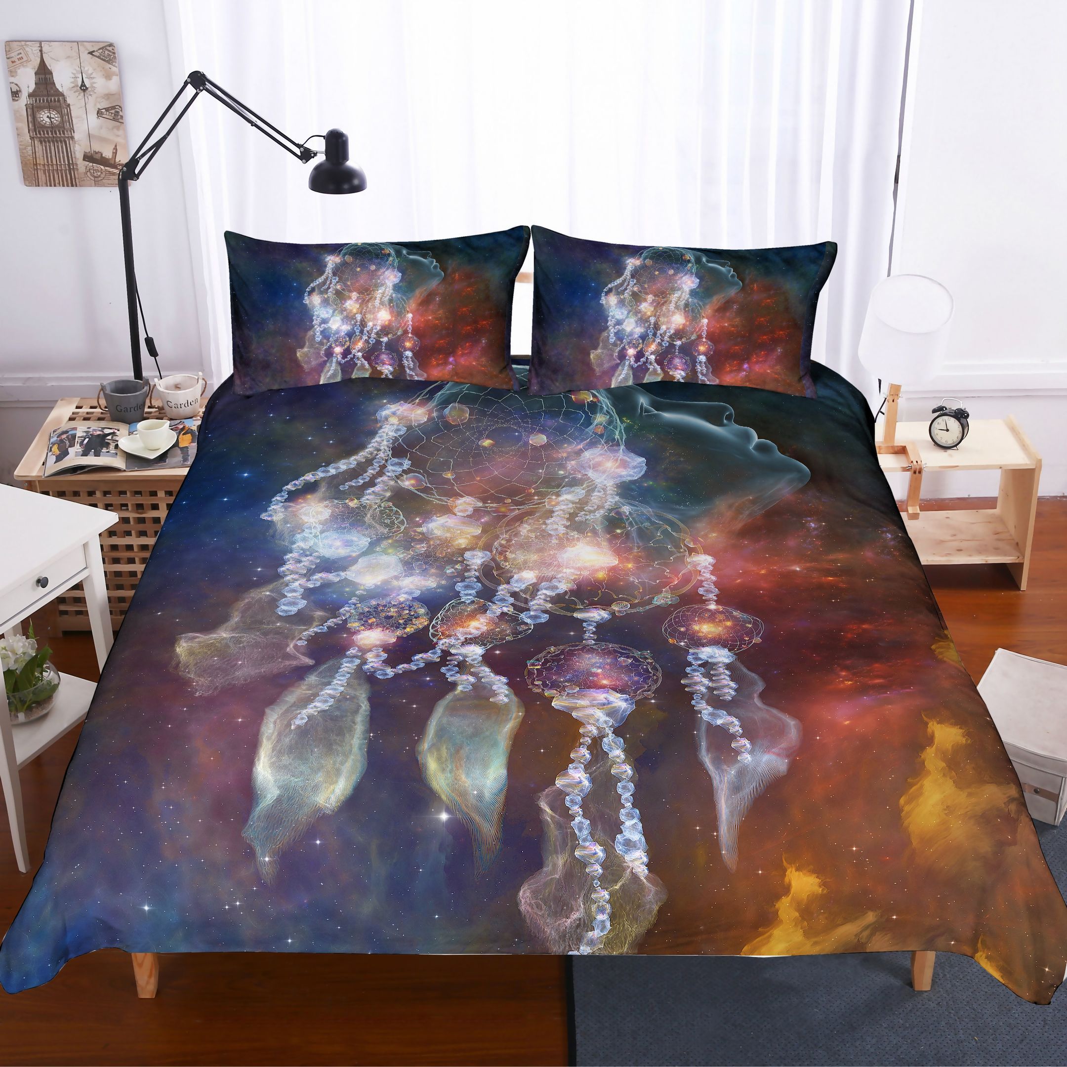 3d Dreamcatcher Yellow Comfortable Bedding Set