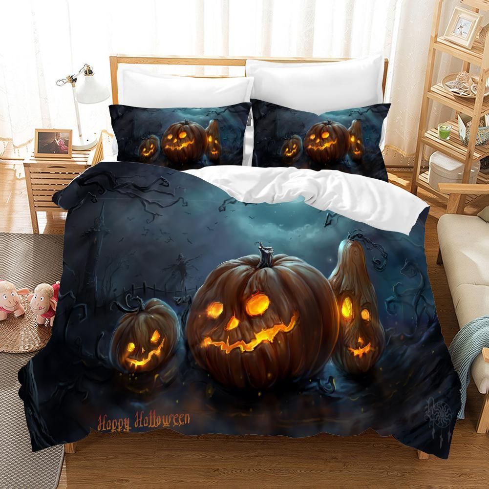 3d Easter Pumpkin Bedding Set