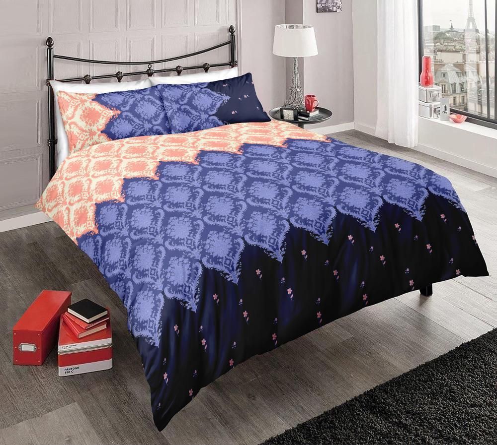 3d European Purple Bedding Set
