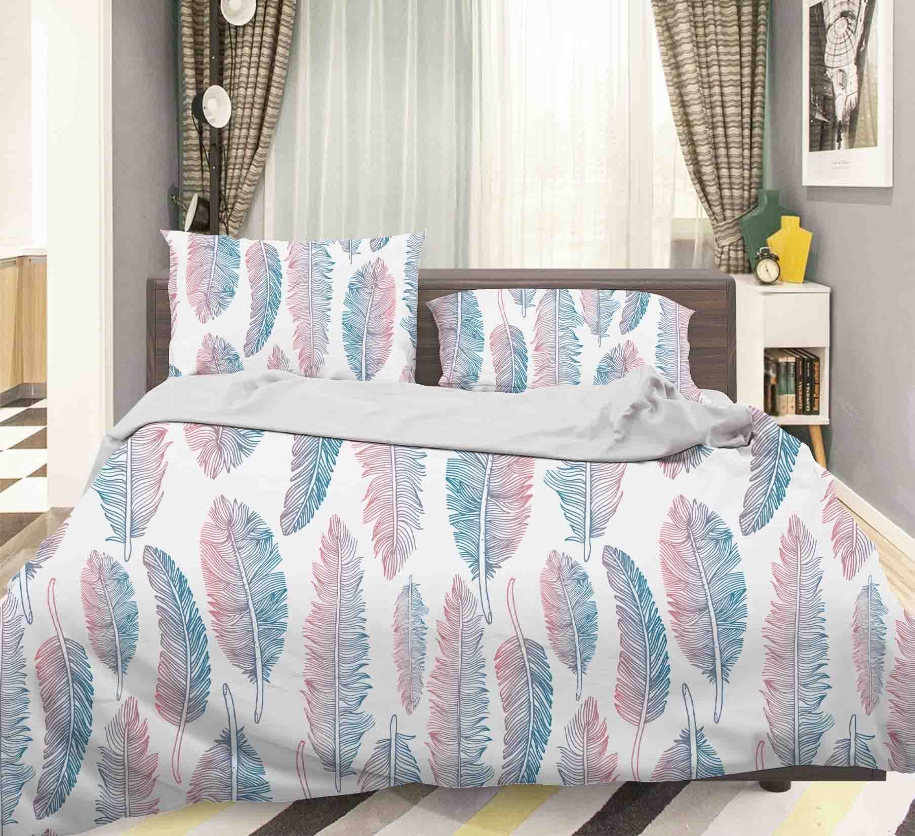 3d Feather Pattern Bedding Set
