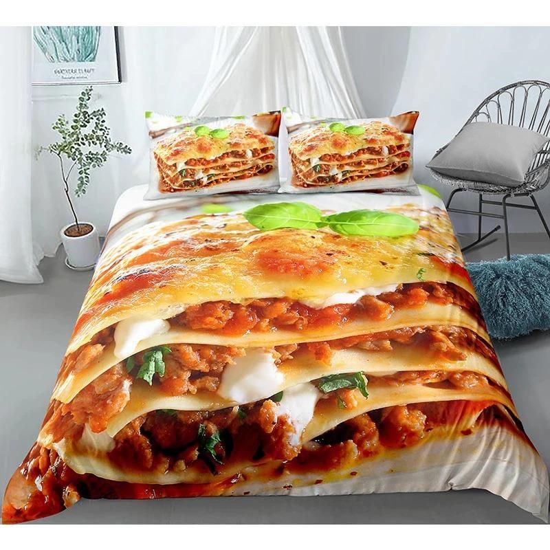 3d Food Artistic Look Bedding Set