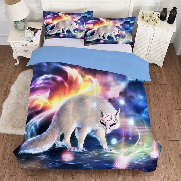 3d Fox Bedding Set