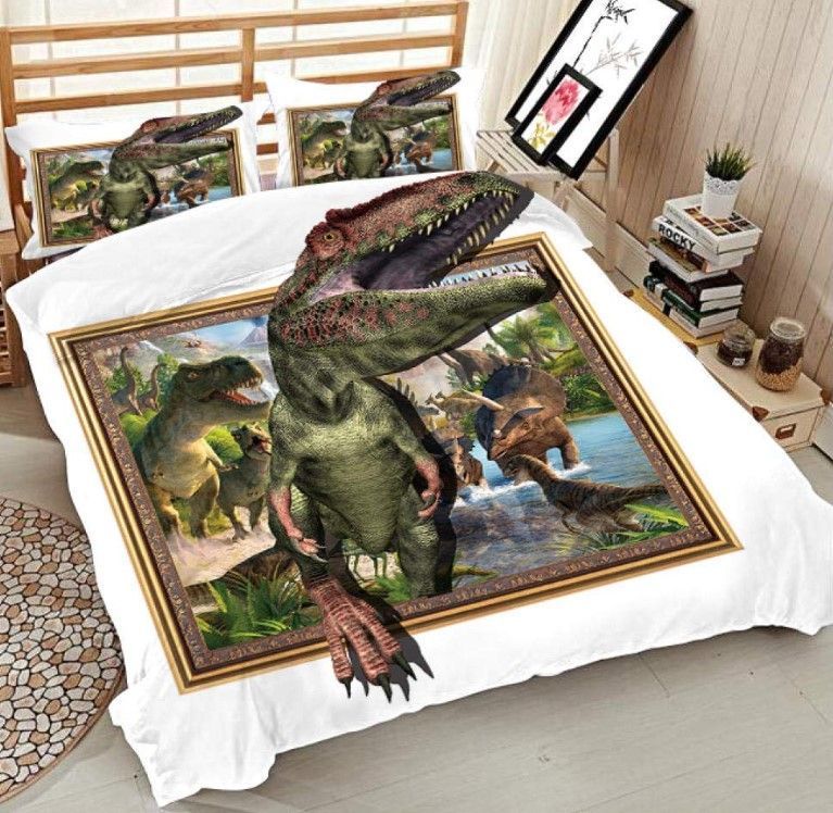 3d Frame Dinosaur Bedding Set
