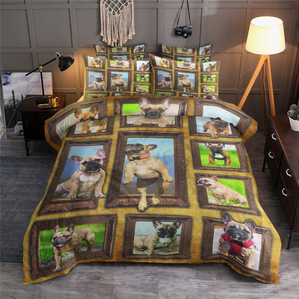 3D French Bulldog Bedding Set