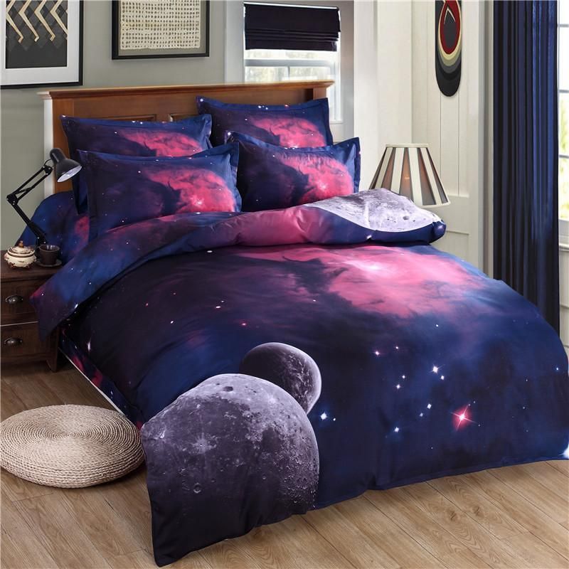 3D Galaxy Bedding Set