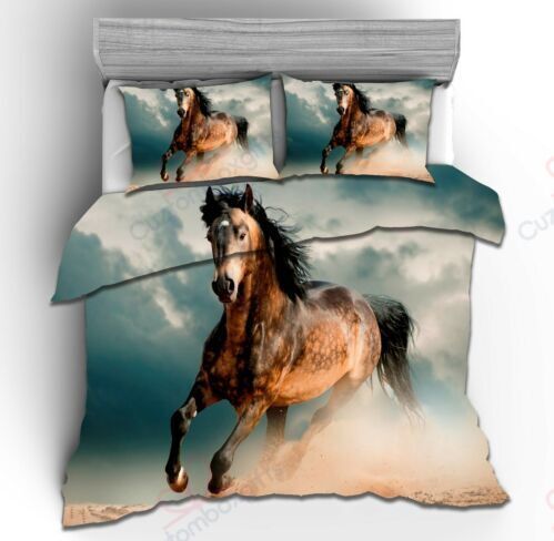 3D Galloping Horse Bedding Set